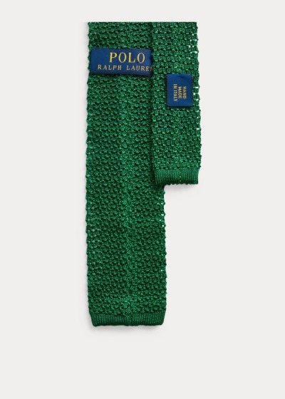 Men's Polo Ralph Lauren Knit Silk Ties | 463120XLF